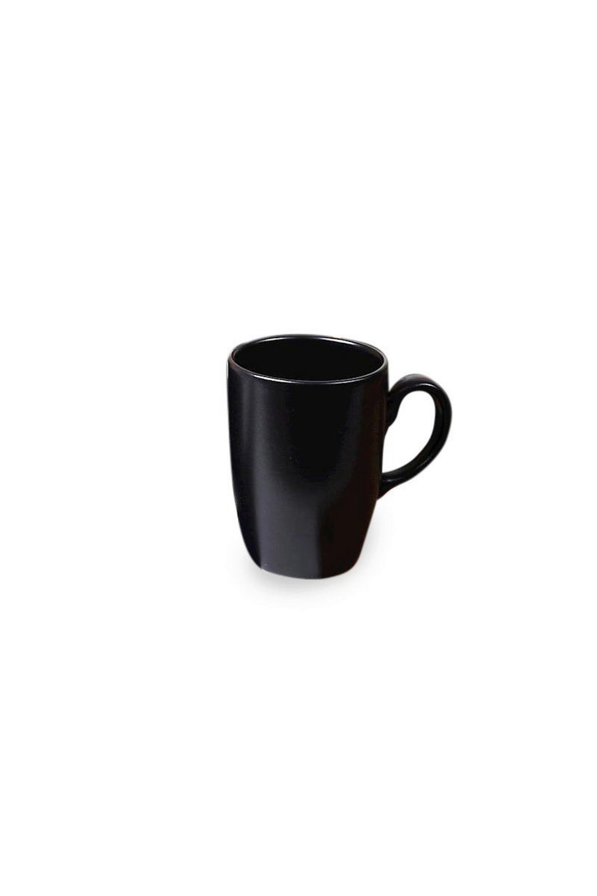 HermiaConcept Kaffeebecher 6-tlg. schwarz Keramik 6 tlg. 6-tlg. - schwarz (9,00/9,00/11,00cm) - HermiaConcept