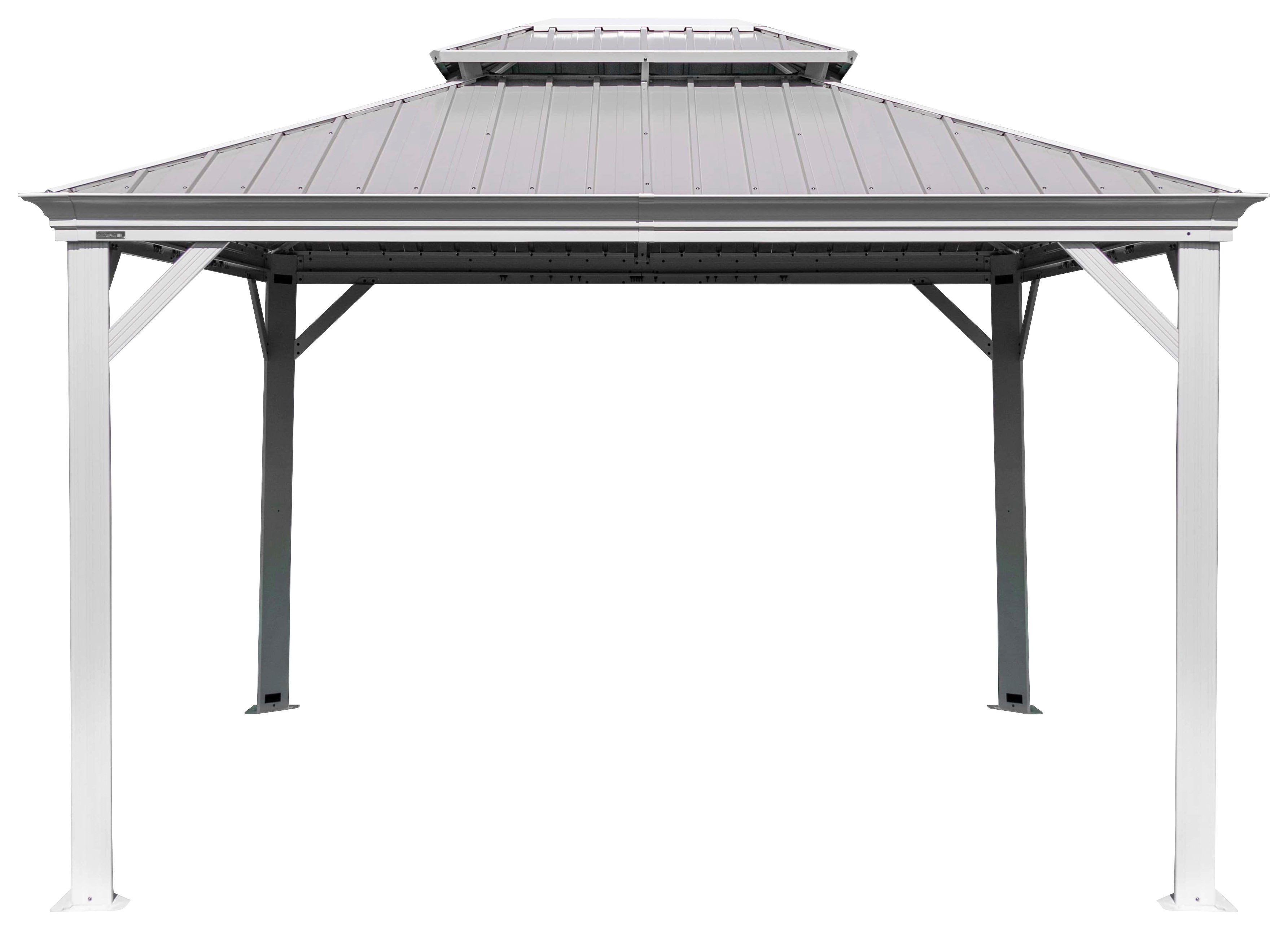 Sojag Pavillon Messina champagner Metall B/H/L: ca. 483x307x363 cm Messina - champagner (363,00/483,00/307,00cm) - Sojag