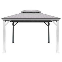Sojag Pavillon Messina champagner Metall B/H/L: ca. 483x307x363 cm Messina - champagner (363,00/483,00/307,00cm) - Sojag