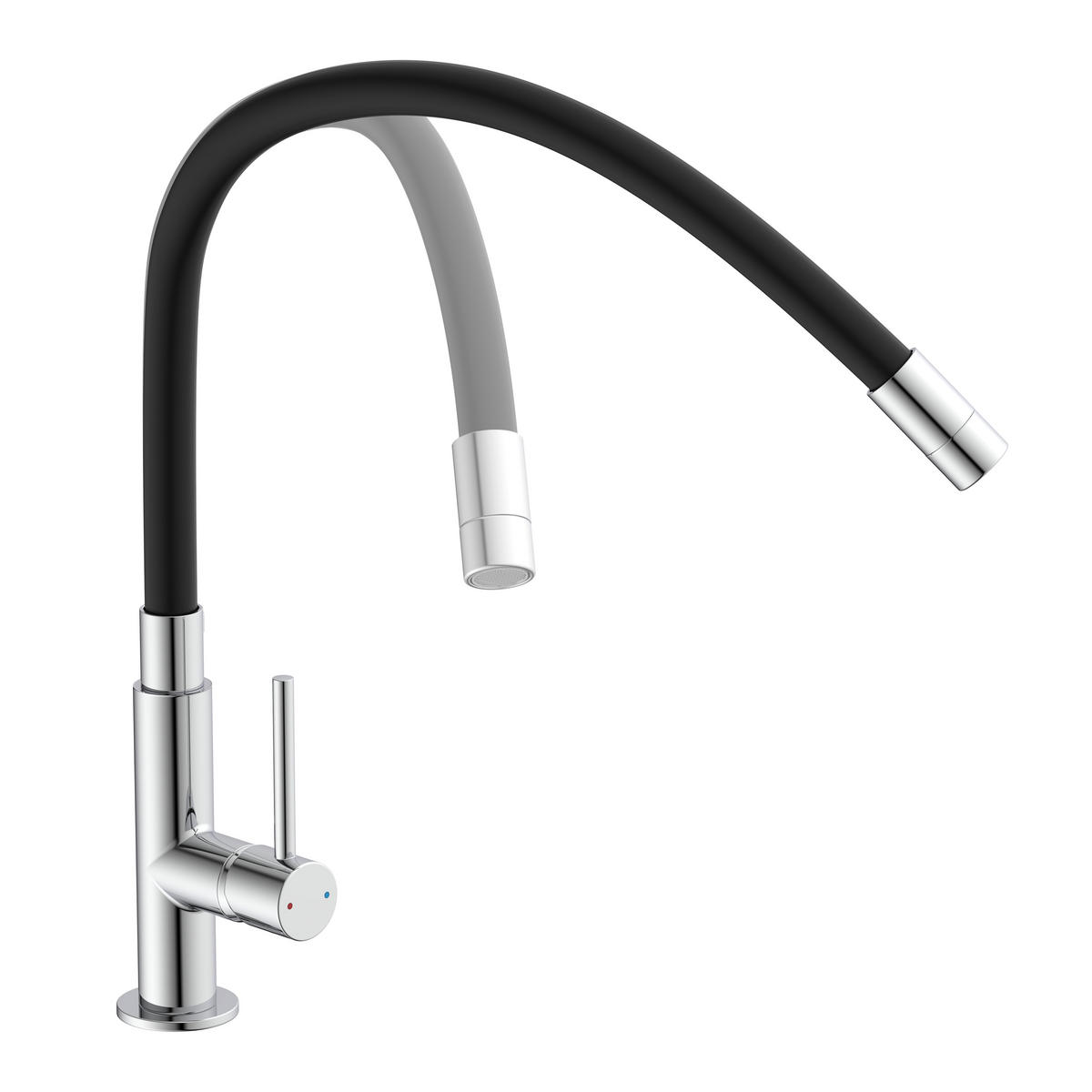 Spültisch-Armatur schwarz Spültischarmatur_Milano_Pocoline - schwarz/Chrom (4,00/20,00/28,00cm) - POCOline