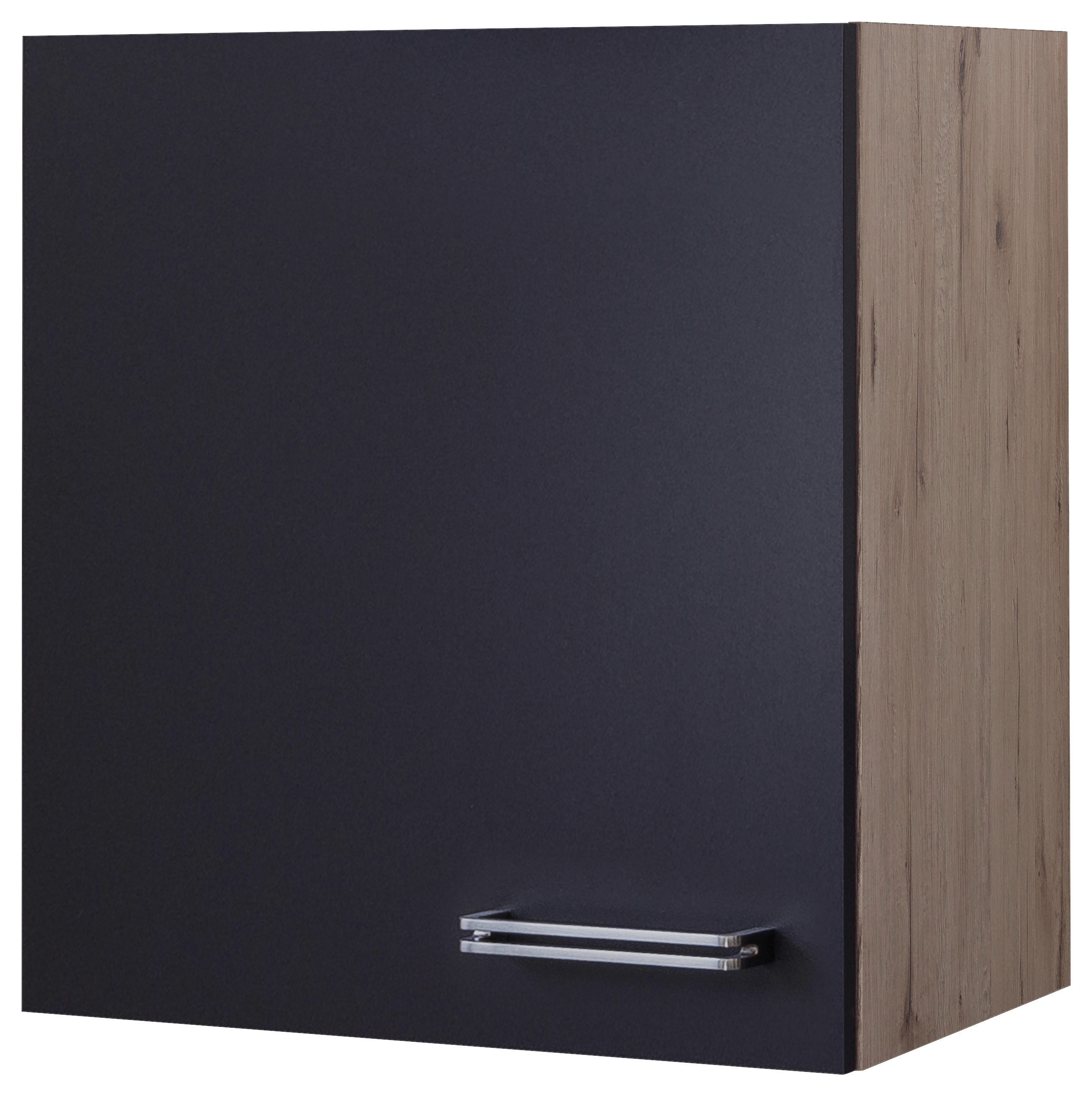Hängeschrank Elva anthrazit strukturiert B/H/T: ca. 50x54,8x32 cm Elva - Eiche/anthrazit (50,00/54,80/32,00cm) - Flex-Well