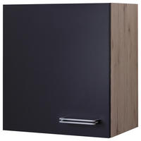 Hängeschrank Elva anthrazit strukturiert B/H/T: ca. 50x54,8x32 cm Elva - Eiche/anthrazit (50,00/54,80/32,00cm) - Flex-Well