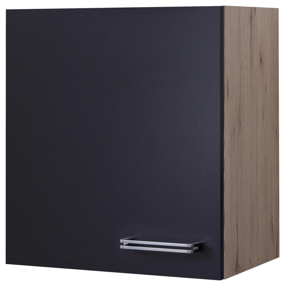 Hängeschrank Elva anthrazit strukturiert B/H/T: ca. 50x54,8x32 cm Elva - Eiche/anthrazit (50,00/54,80/32,00cm) - Flex-Well