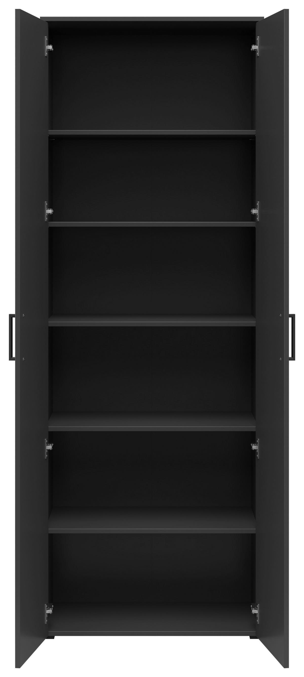 Schrank Multi-Stauraum Typ 52 anthrazit B/H/T: ca. 70x195x40 cm Multi-Stauraum Typ 52 - anthrazit (70,00/195,00/40,00cm)
