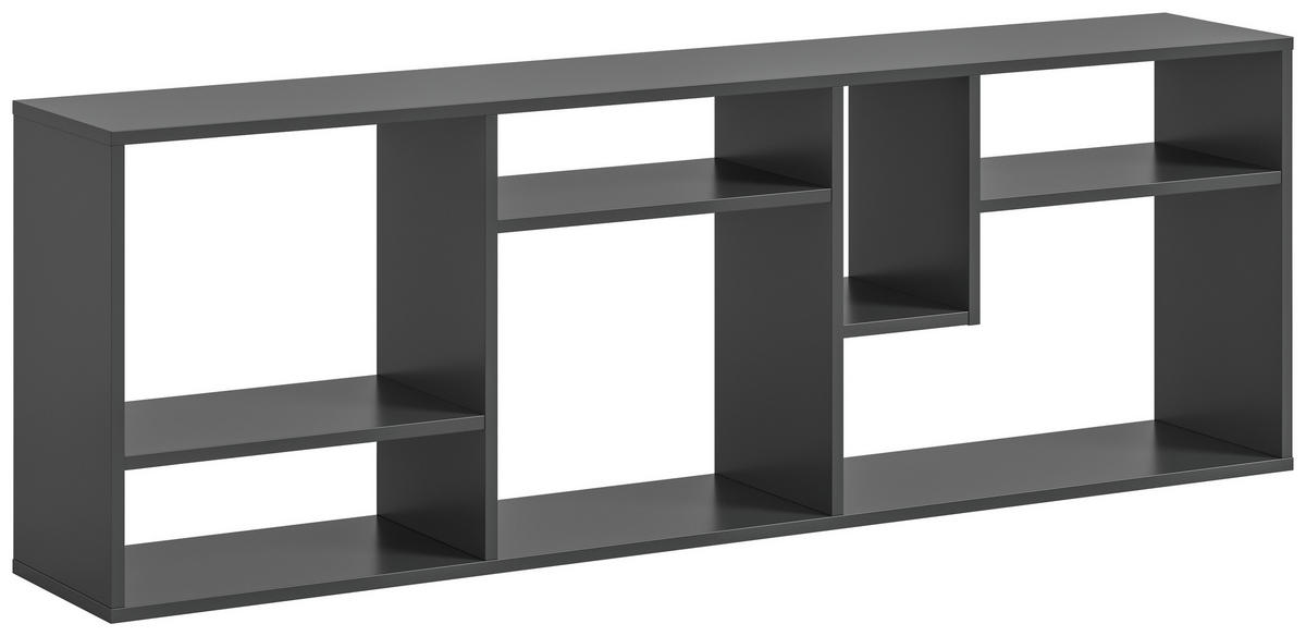Regal Tommy grau B/H/T: ca. 159x54x28 cm Tommy - grau (159,00/54,00/28,00cm)