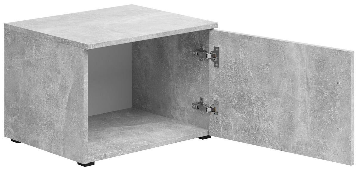 Aufsatz Multi-Stauraum Typ 53 Beton Optik B/H/T: ca. 50x35x40 cm Multi-Stauraum Typ 53 - Beton (50,00/35,00/40,00cm)