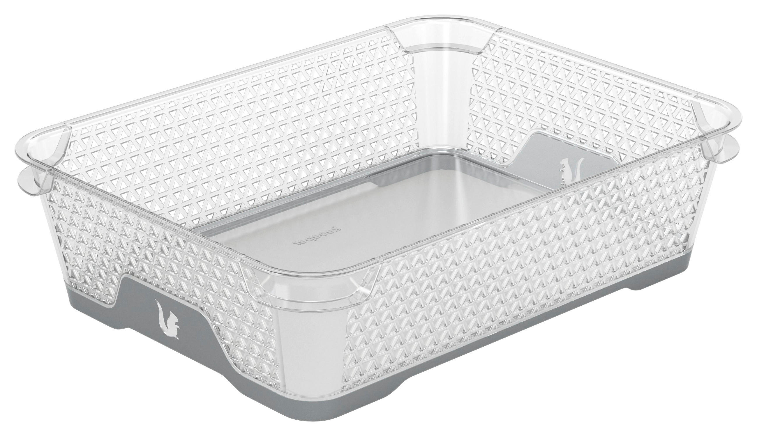 keeeper Stapelkörbchen grau B/H/L: ca. 20x7x26,5 cm Stapelkörbchen_Jonas - grau (26,50/20,00/7,00cm) - keeeper