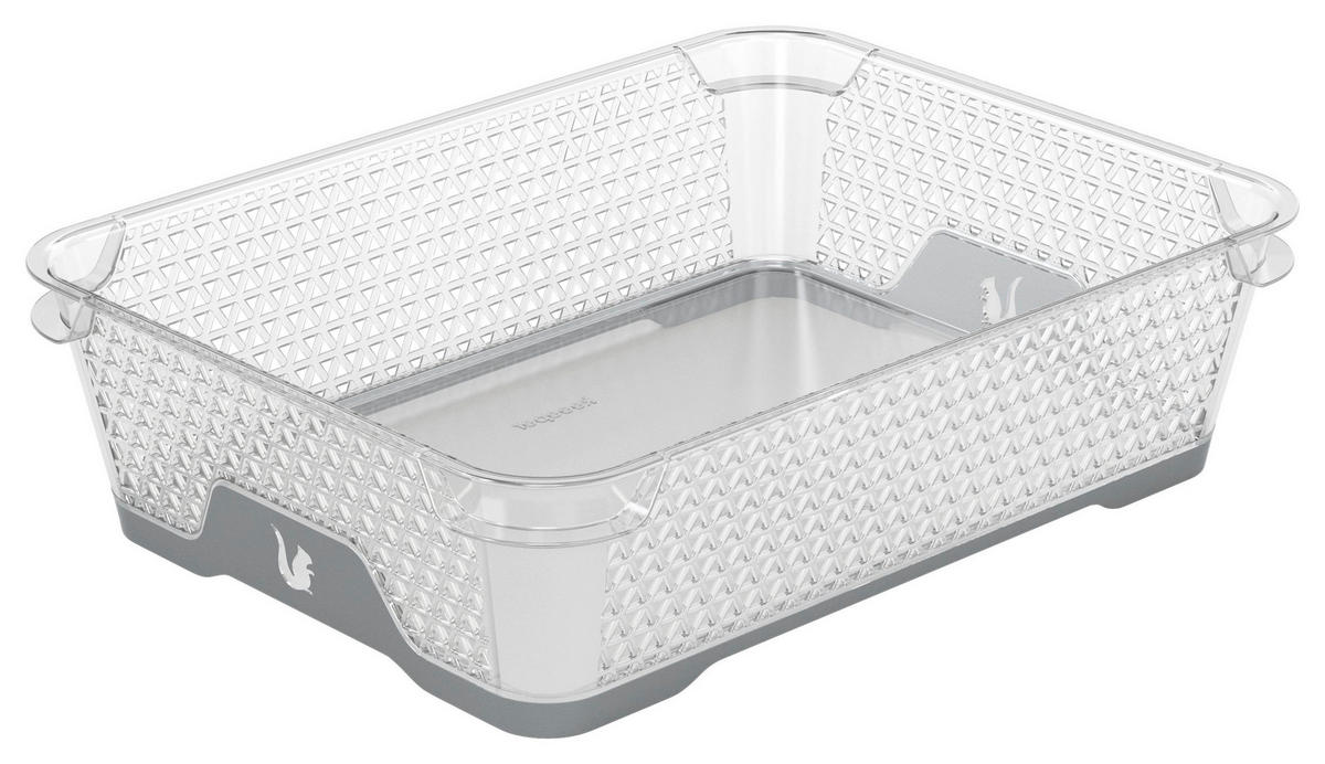 keeeper Stapelkörbchen grau B/H/L: ca. 20x7x26,5 cm Stapelkörbchen_Jonas - grau (26,50/20,00/7,00cm) - keeeper