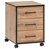 Rollcontainer Serie 2000 Eiche Landhaus Nachbildung B/H/T: ca. 40,1x57x50 cm Serie 2000 - Eiche (40,10/57,00/50,00cm) - Möbelpartner