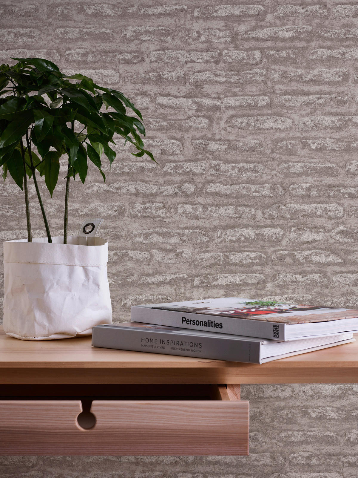 A.S.Creation Vliestapete Attractive 2 Steine grau B/L: ca. 53x1005 cm Attractive 2 - grau (53,00/1005,00cm) - A.S.Creation