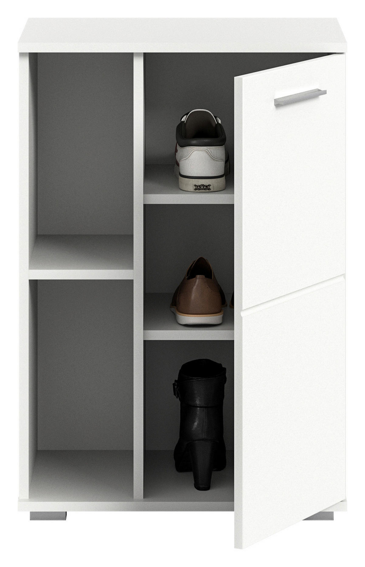 Schuhkommode PREGO weiß B/H/T: ca. 55x79x37 cm PREGO - weiß (55,00/79,00/37,00cm) - xonox.home