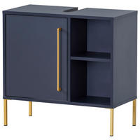 Waschbeckenunterschrank Kent dunkelblau B/H/T: ca. 65,3x63,3x33,1 cm Kent - dunkelblau (65,30/63,30/33,10cm) - Möbelpartner