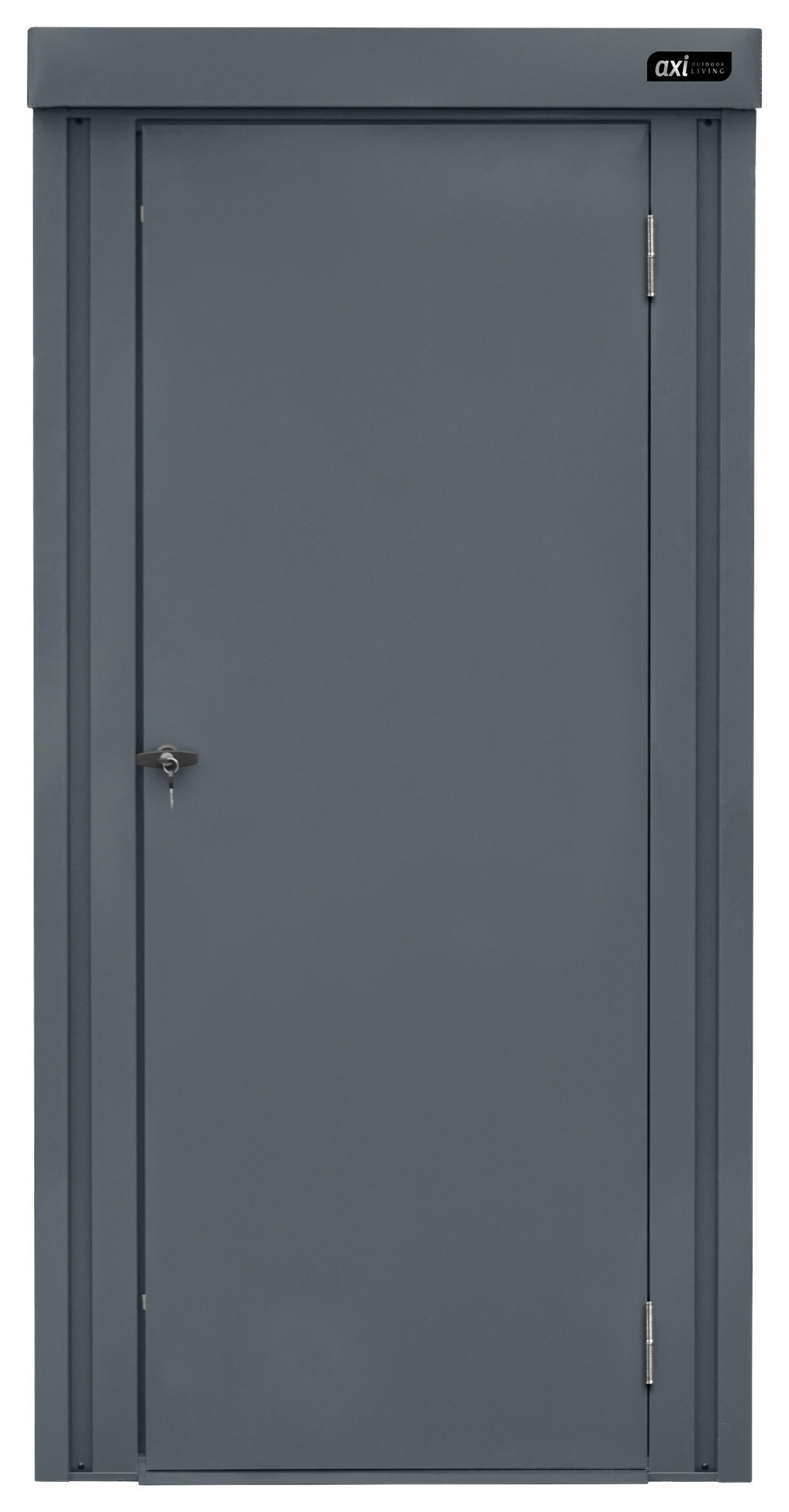 AXI Outdoor Living Gartenschrank Hector anthrazit Metall B/H/L: ca. 93x185x98 cm Hector - anthrazit (98,00/93,00/185,00cm) - AXI Outdoor Living