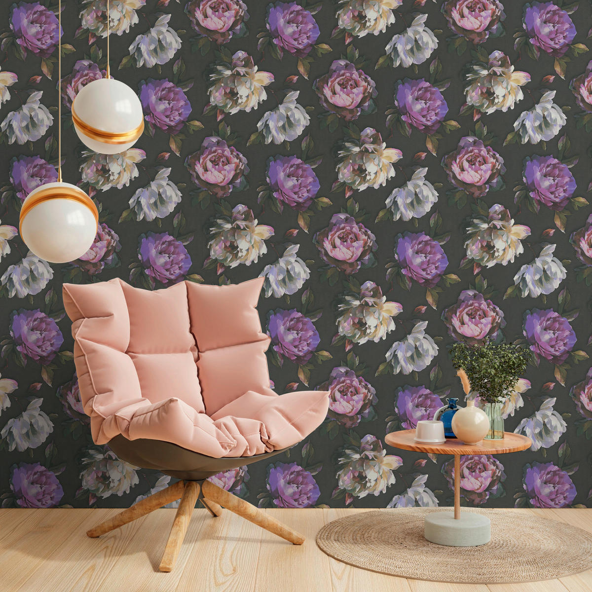 A.S.Creation Vliestapete violett grün B/H/D: ca. 53x1005x8 cm Vliestapete - grün/violett (8,00/1005,00cm) - A.S.Creation