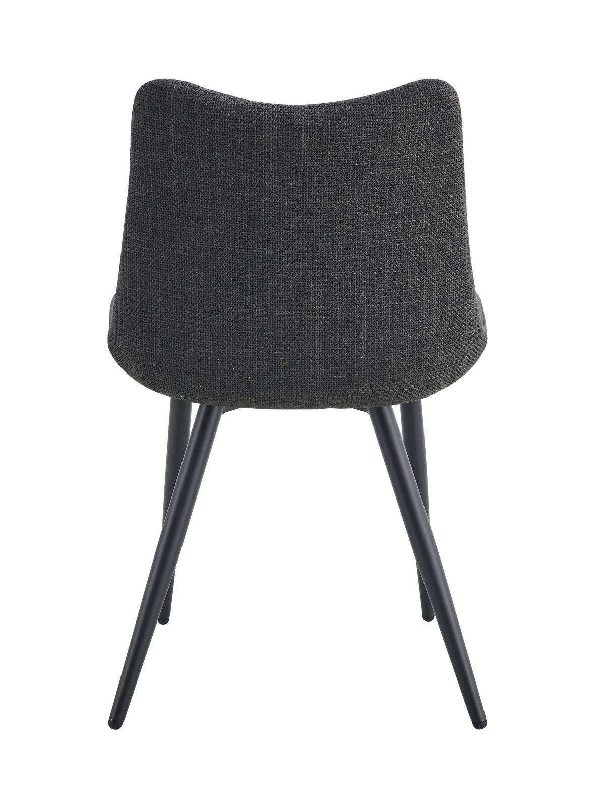 Stuhl LOTTA, 2er Set anthrazit schwarz Webstoff B/H/T: ca. 53x86x59 cm LOTTA, 2er Set - schwarz/anthrazit (53,00/86,00/59,00cm) - xonox.home