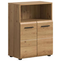 Schrank Ice Artisan Oak Nachbildung B/H/T: ca. 60x80x30 cm Ice - (60,00/80,00/30,00cm) - xonox.home