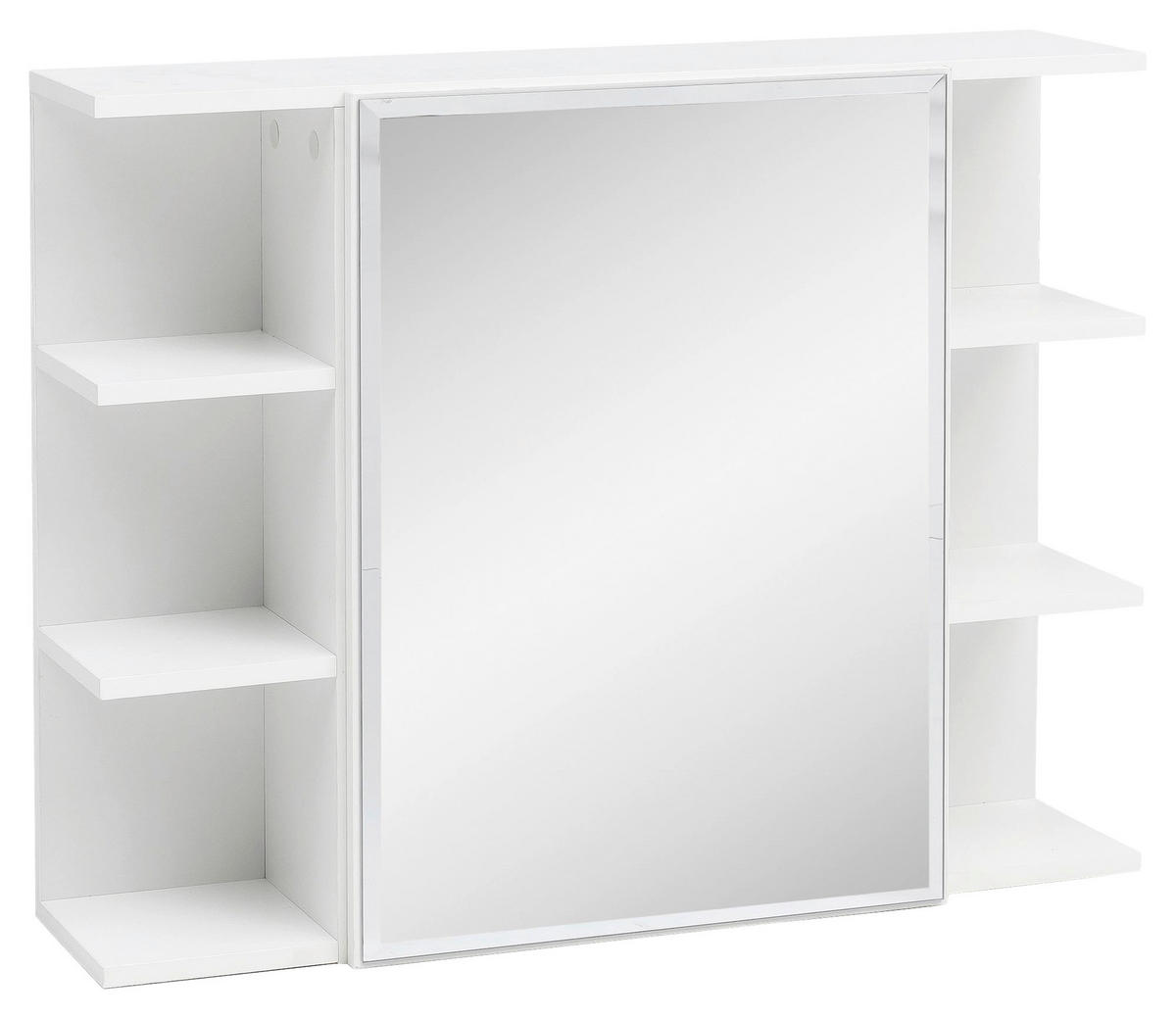 Hängeschrank weiß Spanplatte B/H/T: ca. 80x64x20 cm Hängeschrank - weiß (80,00/64,00/20,00cm) - Wohnling