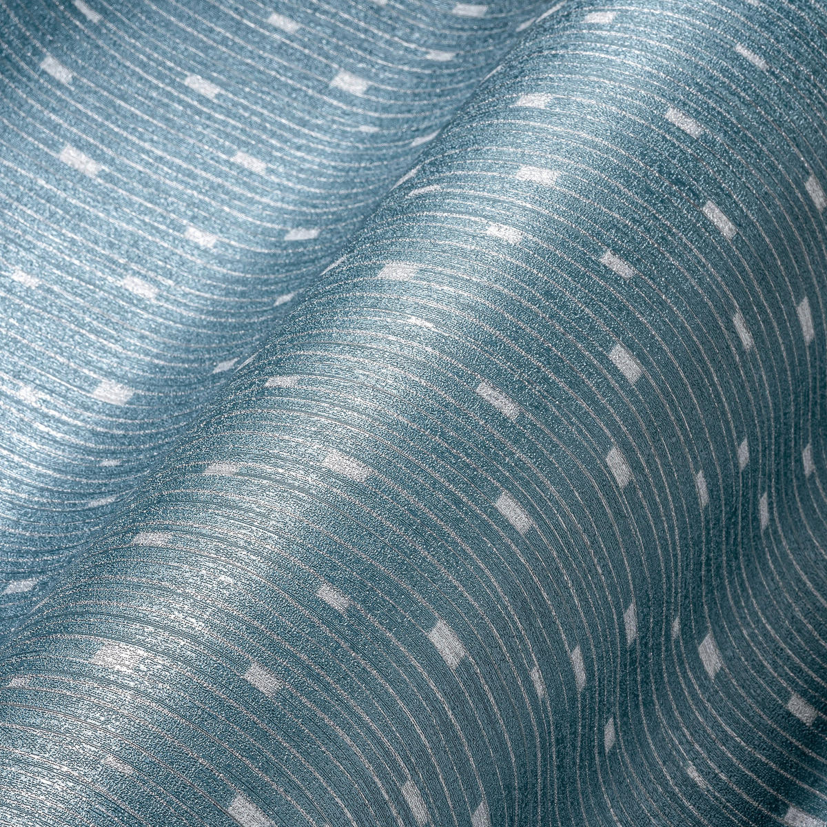 A.S.Création Vliestapete blau silber B/H/D: ca. 53x1005x8,1 cm Vliestapete - blau/silber (8,10/1005,00cm) - A.S.Creation