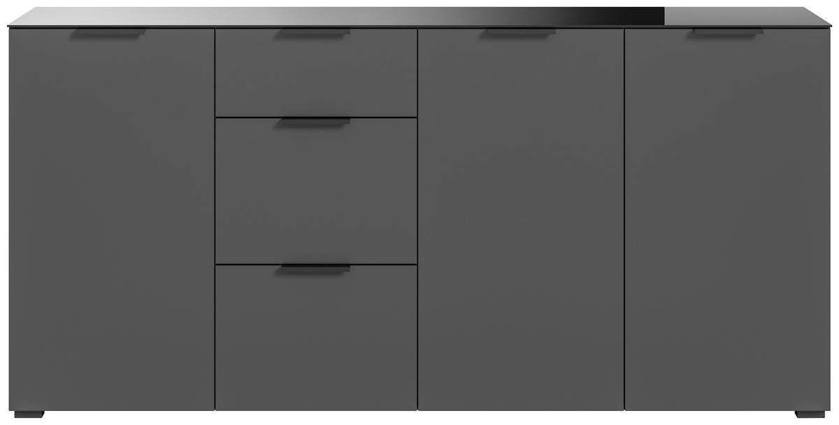 Kommode Ray anthrazit B/H/T: ca. 179x86x40 cm Ray - anthrazit (179,00/86,00/40,00cm) - xonox.home