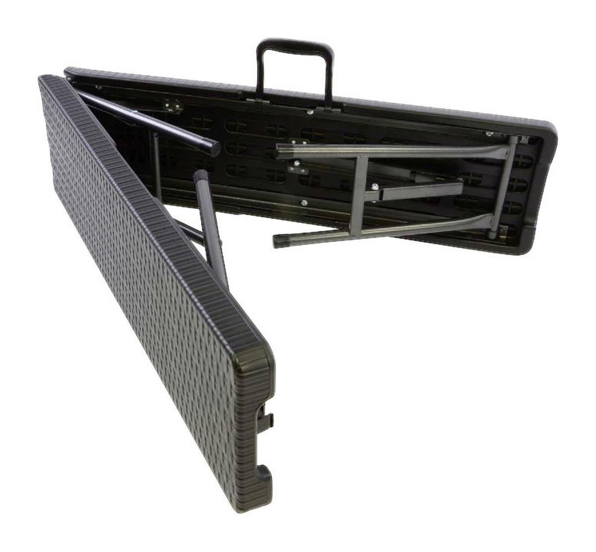 VCM Partybank schwarz Metall B/H/L: ca. 25x43x180 cm Partybank - schwarz (180,00/25,00/43,00cm) - VCM