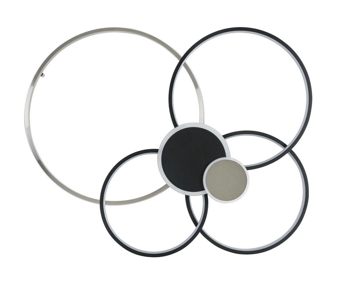 Nolo Lighting LED-Deckenleuchte schwarz Aluminium B/H/L: ca. 64x11x80 cm LED-Deckenleuchte_Big - schwarz (80,00/64,00/11,00cm) - Nolo Lighting
