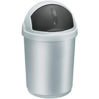 Curver Abfalleimer silber H/D: ca. 74x39 cm Abfalleimer_Roll-Top_Curver - anthrazit/silber (39,00/74,00cm) - Curver