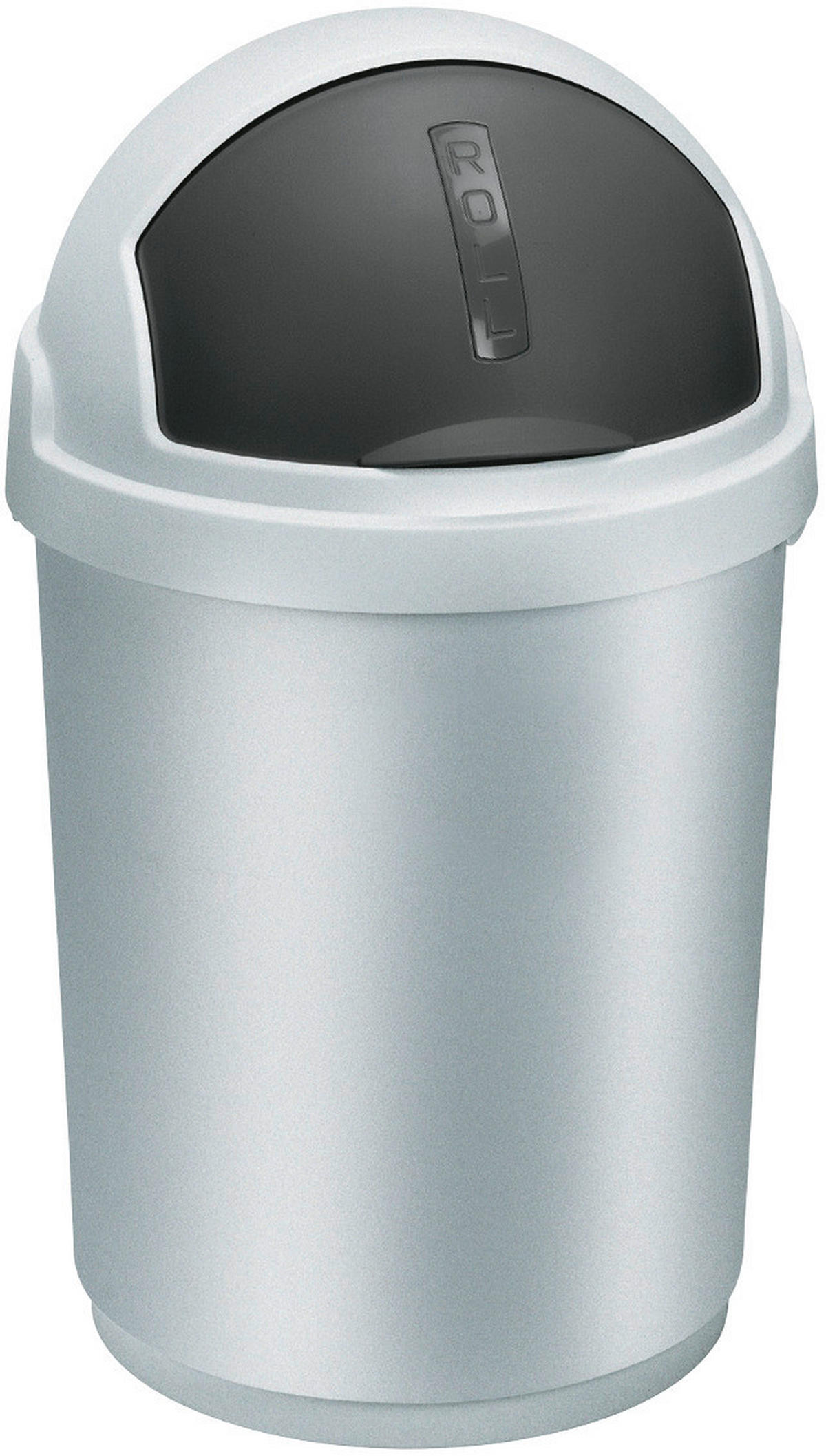 Curver Abfalleimer silber H/D: ca. 74x39 cm Abfalleimer_Roll-Top_Curver - anthrazit/silber (39,00/74,00cm) - Curver