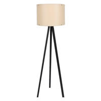 Opviq Stehleuchte creme schwarz MDF Polypropylen B/H/T/L/D: ca. 38x145x38x38x38 cm E27 1 Brennstellen Stehleuchte_115 - creme/schwarz (38,00/38,00/145,00cm) - Opviq