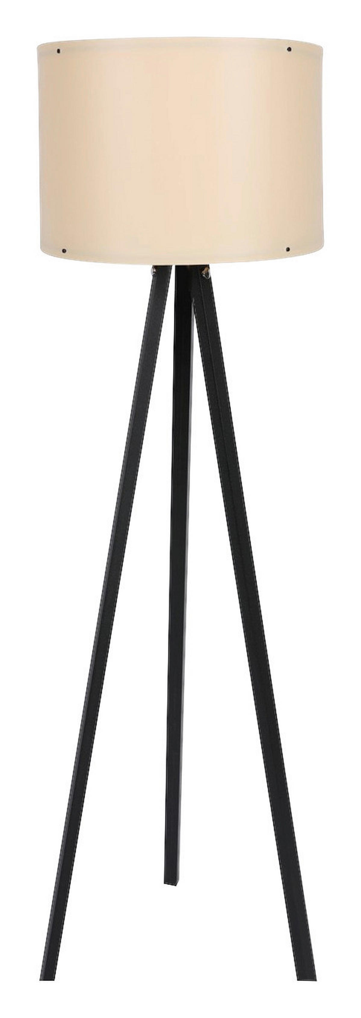 Opviq Stehleuchte creme schwarz MDF Polypropylen B/H/T/L/D: ca. 38x145x38x38x38 cm E27 1 Brennstellen Stehleuchte_115 - creme/schwarz (38,00/38,00/145,00cm) - Opviq