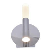 Näve Leuchten LED Wandleuchte NV1278642 Chrom Stahl Glas H/D: ca. 19x13 cm 1 Brennstellen Castle - Chrom (13,00/19,00cm) - Näve Leuchten