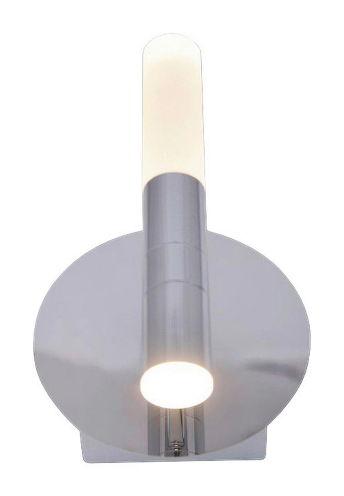 Näve Leuchten LED Wandleuchte NV1278642 Chrom Stahl Glas H/D: ca. 19x13 cm 1 Brennstellen Castle - Chrom (13,00/19,00cm) - Näve Leuchten