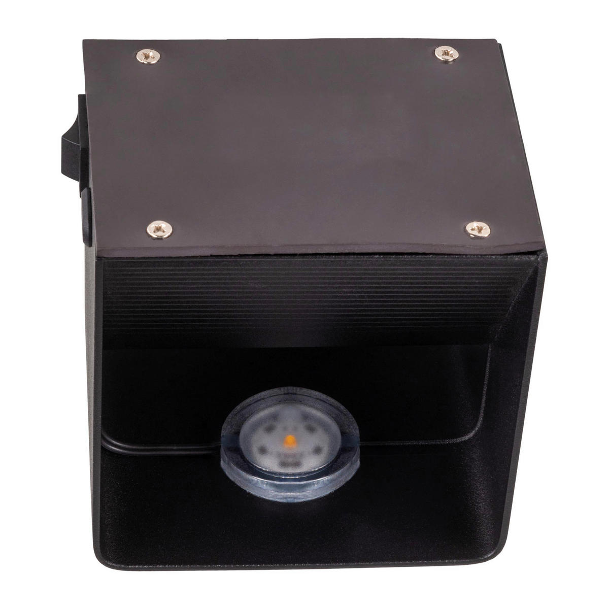 Näve Leuchten LED-Wandleuchte schwarz Metall B/H/T: ca. 10x8x10 cm CUBE - schwarz (10,00/8,00/10,00cm) - Näve Leuchten