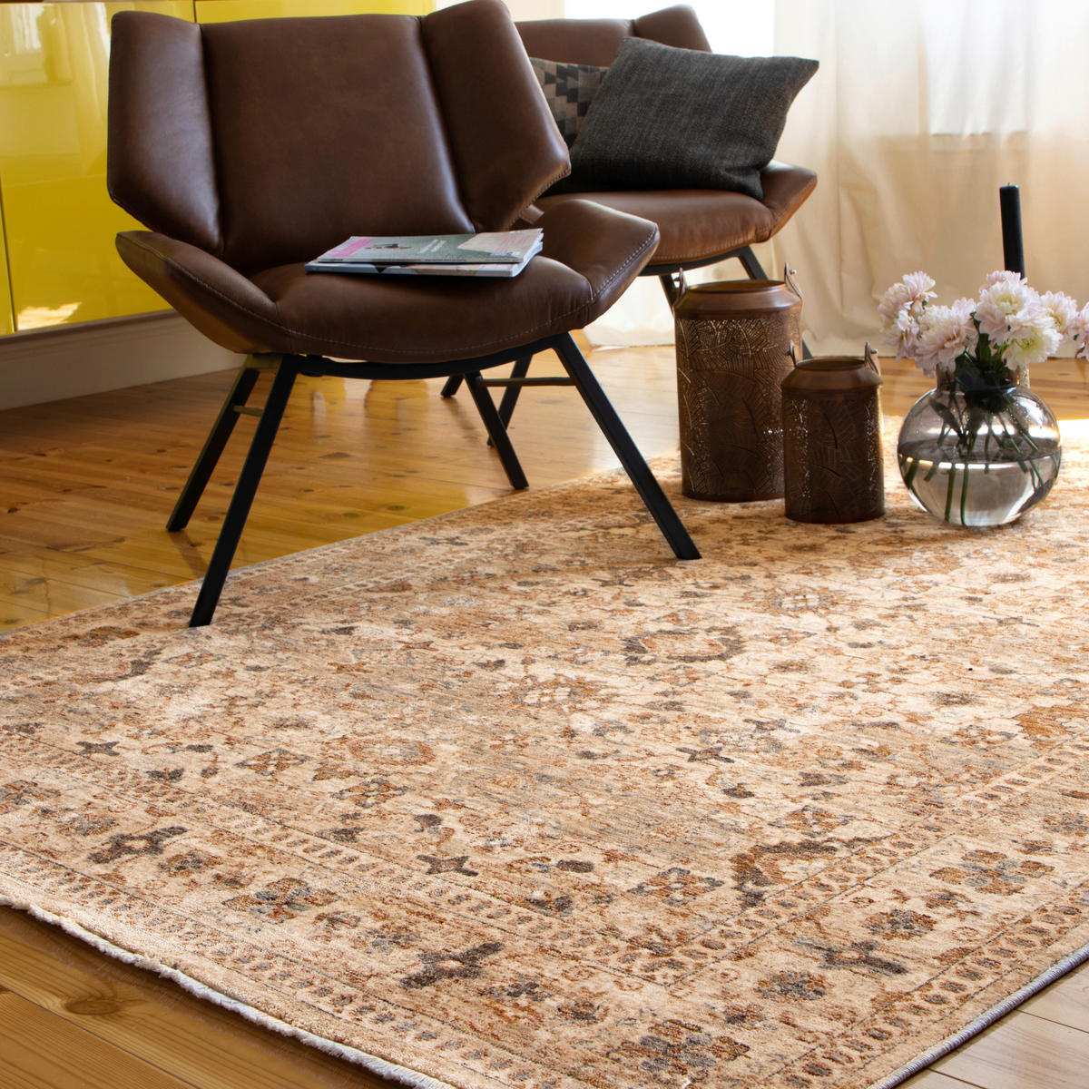 Obsession Teppich My Laos beige B/L: ca. 200x285 cm My Laos - beige (200,00/285,00cm) - Obsession