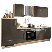 Menke Küchenblock Jana B/T: ca. 280x60 cm Jana - Eiche/Lava (280,00/60,00cm) - MENKE