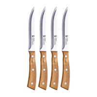 SAN IGNACIO Steakmesser COMPACT silber Edelstahl L: ca. 13 cm COMPACT - natur/silber (13,00cm) - SAN IGNACIO