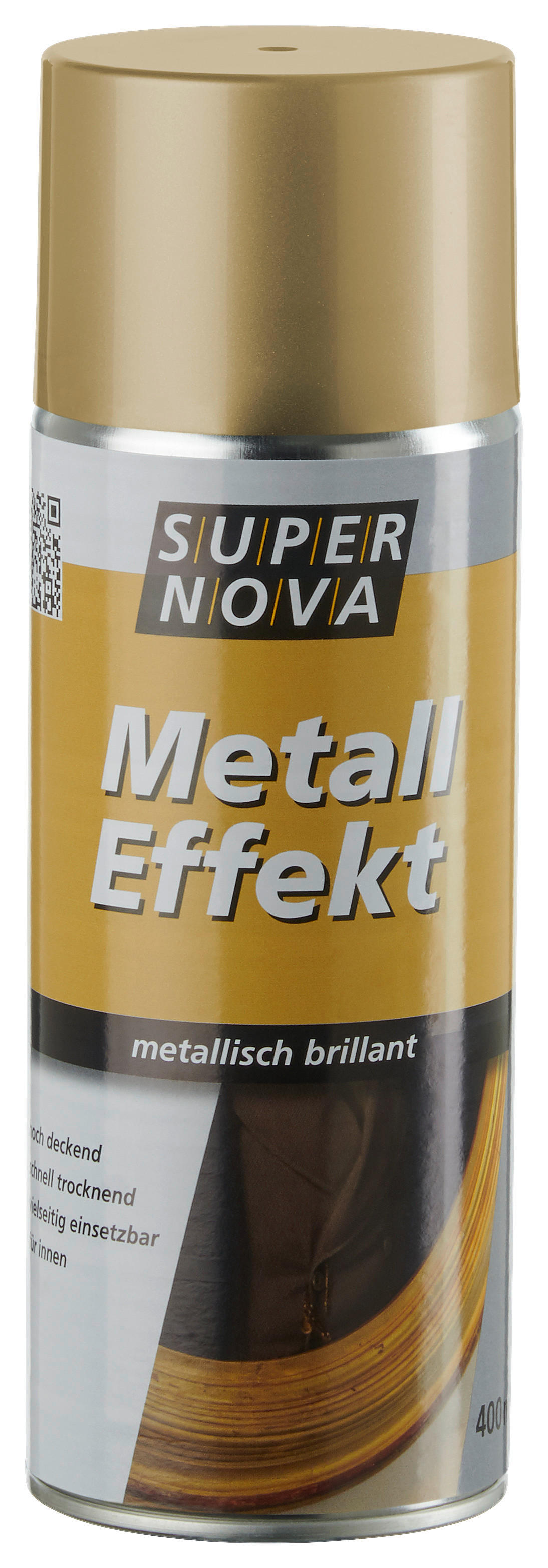 Super-Nova Metall-Effekt Spray gold ca. 0,4 l Lackspray_Metallic 400ml - gold (400ml) - Super-Nova