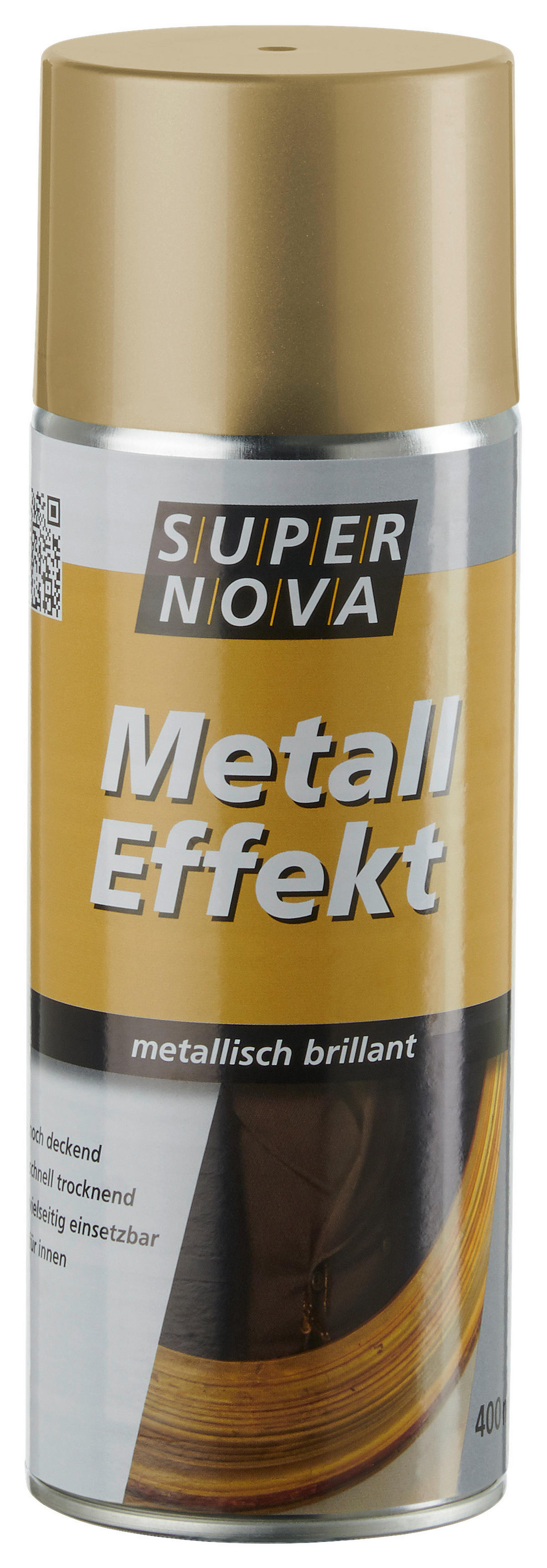 Super-Nova Metall-Effekt Spray gold ca. 0,4 l Lackspray_Metallic 400ml - gold (400ml) - Super-Nova