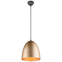 Reality Pendelleuchte Tilda R30661008 messing schwarz Metall H/D: ca. 150x25 cm E27 1 Brennstellen Tilda - messing/schwarz (25,00/150,00cm) - Reality