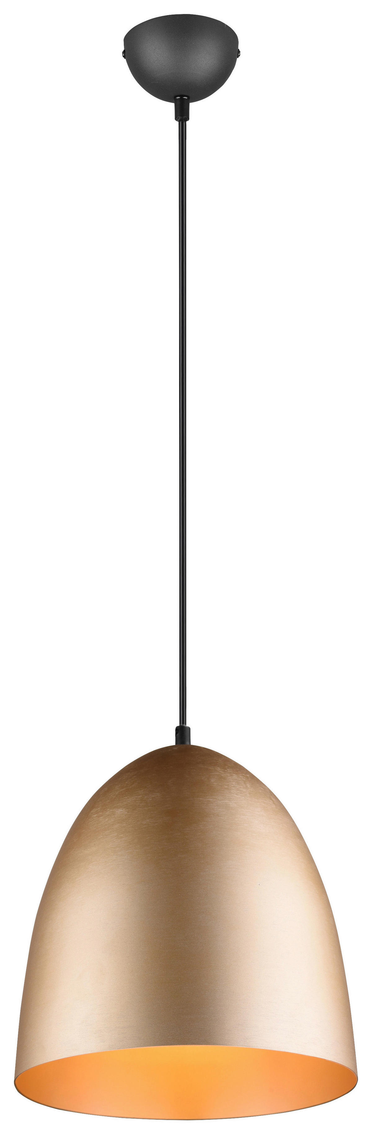 Reality Pendelleuchte Tilda R30661008 messing schwarz Metall H/D: ca. 150x25 cm E27 1 Brennstellen Tilda - messing/schwarz (25,00/150,00cm) - Reality