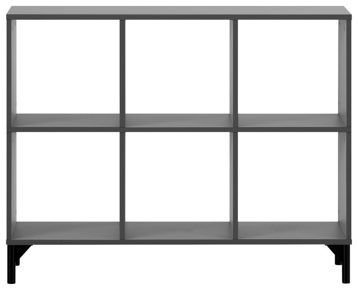 Regal Smash anthrazit B/H/T: ca. 104,3x82x33 cm Smash - anthrazit (104,30/82,00/33,00cm) - Möbelpartner