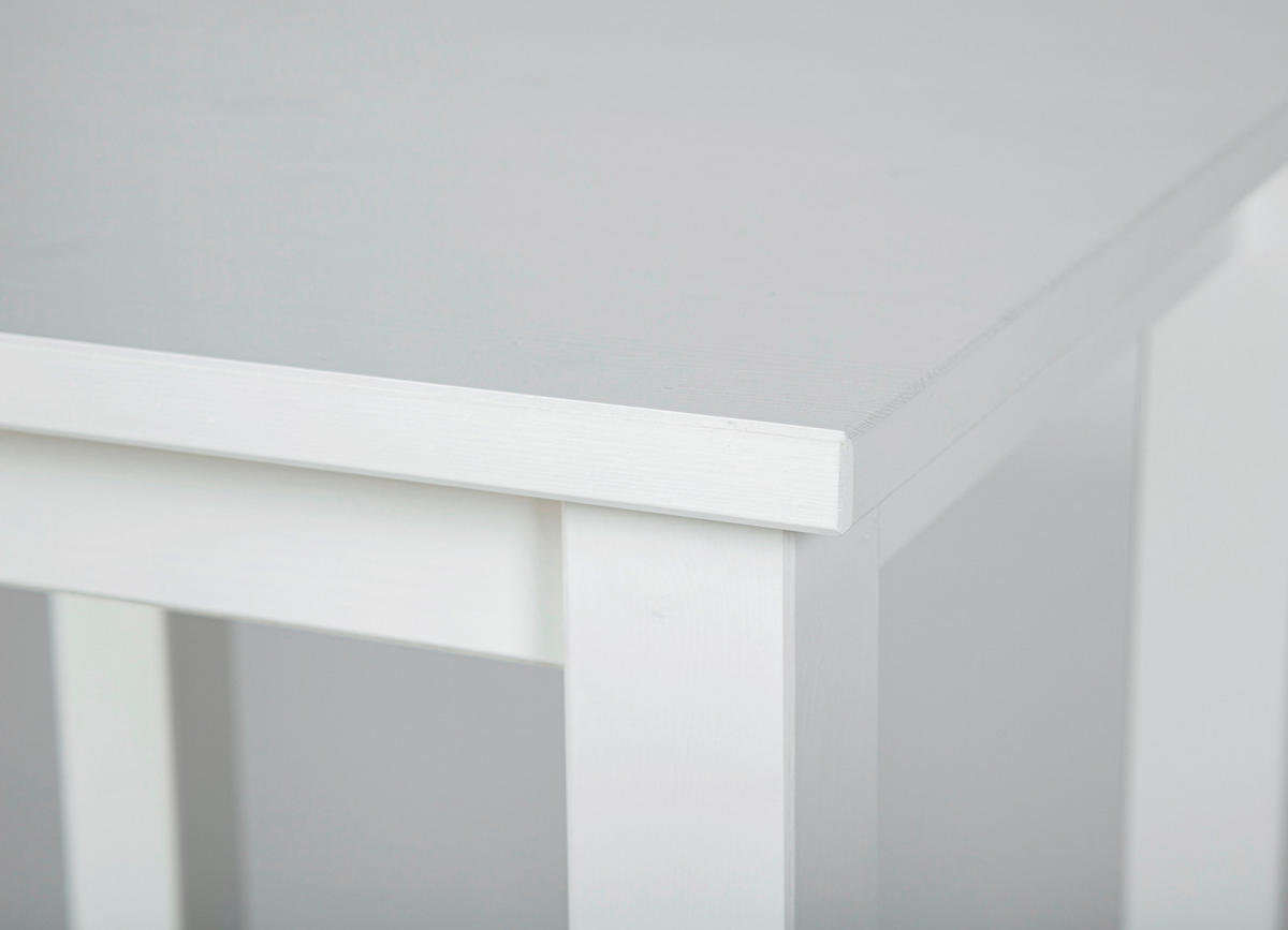 Beistelltisch Asgar weiß B/H/T: ca. 45x55x45 cm Asgar - weiß (45,00/55,00/45,00cm) - Inter Link