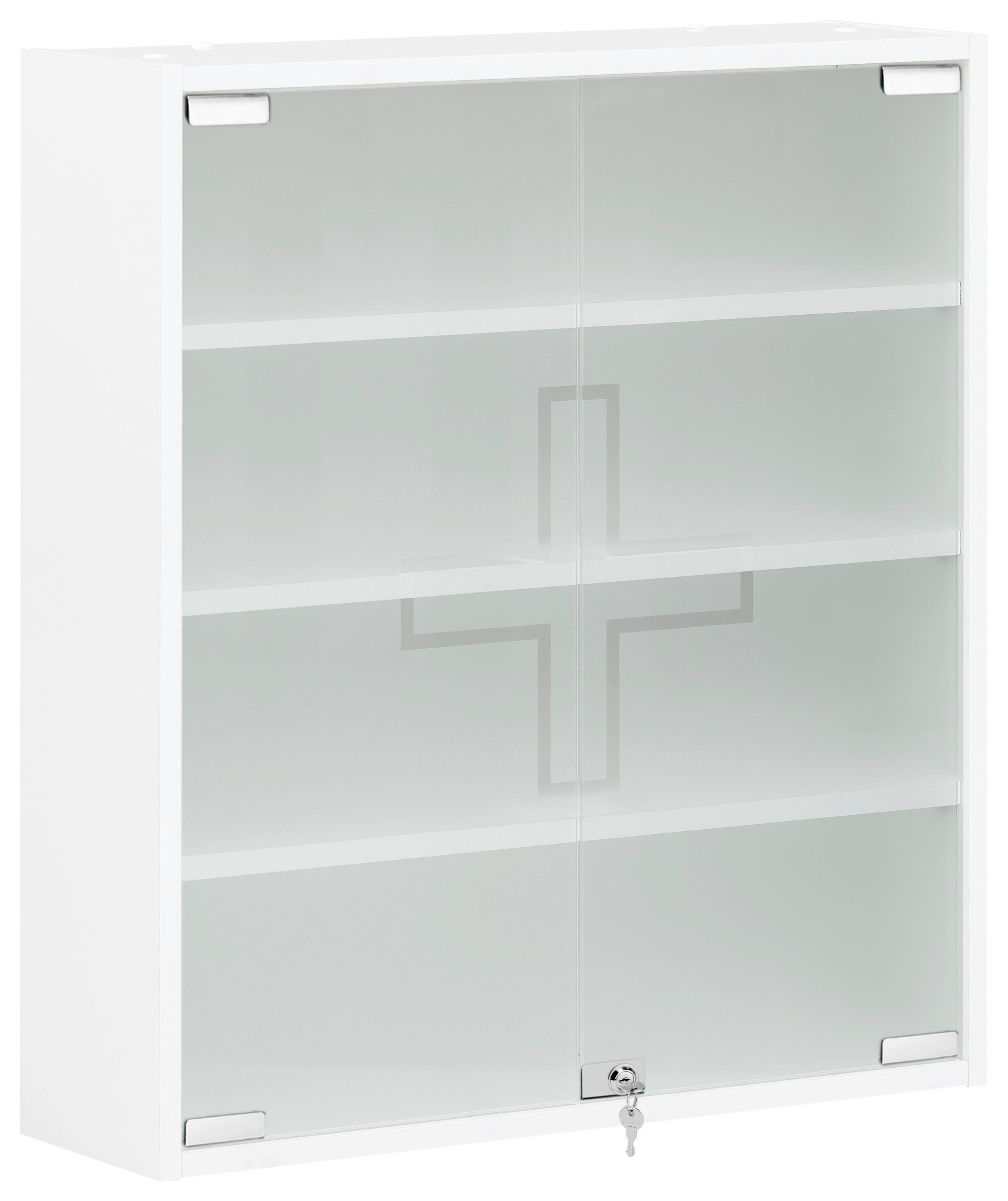 Medizinschrank Bjarne weiß matt B/H/T: ca. 64,2x74,1x19,6 cm Bjarne - weiß (64,20/74,10/19,60cm) - Schildmeyer