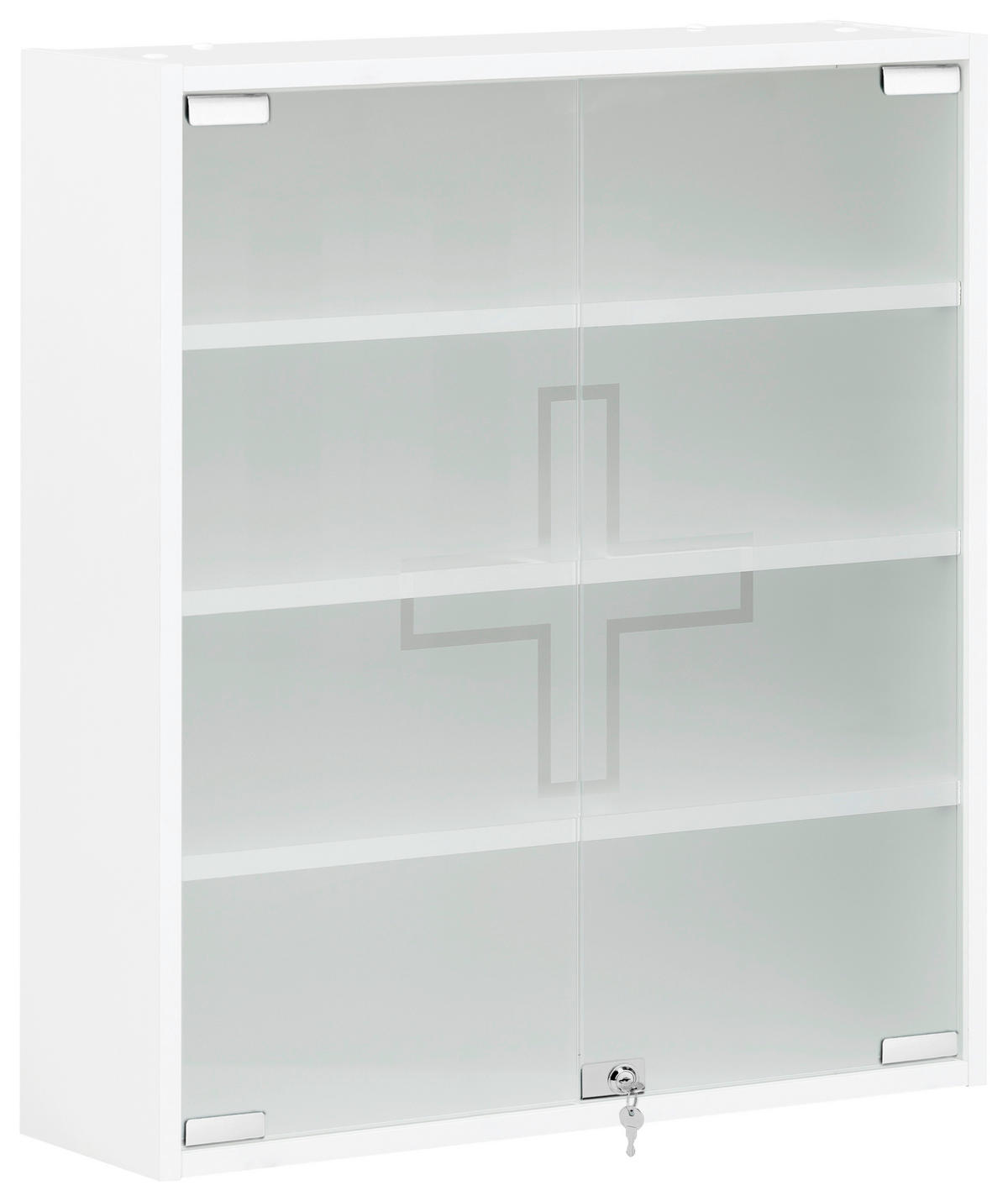 Medizinschrank Bjarne weiß matt B/H/T: ca. 64,2x74,1x19,6 cm Bjarne - weiß (64,20/74,10/19,60cm) - Schildmeyer