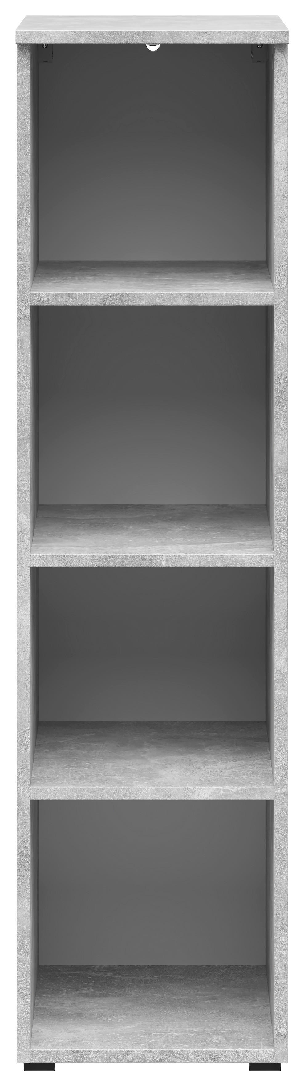 Regal Multi-Stauraum Typ 5 Beton Optik B/H/T: ca. 30x115x40 cm Multi-Stauraum Typ 5 - Beton (30,00/115,00/40,00cm)