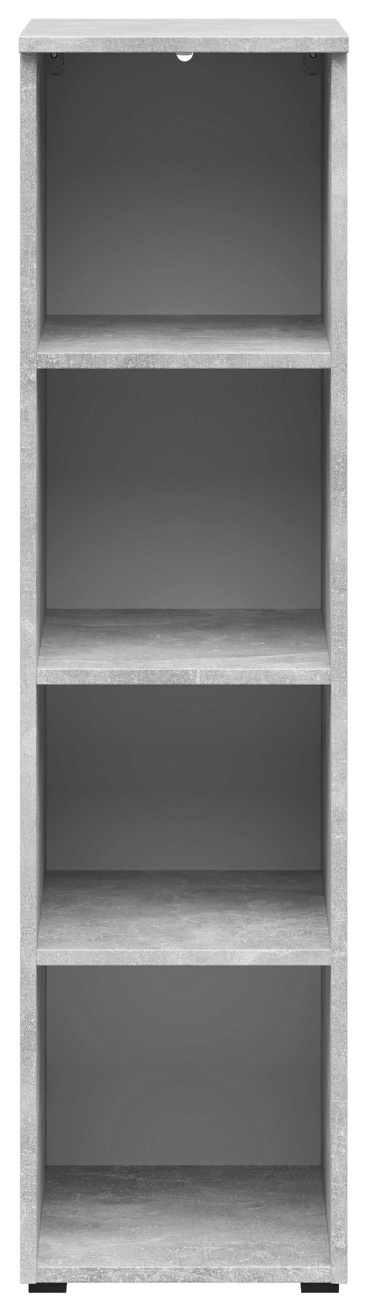 Regal Multi-Stauraum Typ 5 Beton Optik B/H/T: ca. 30x115x40 cm Multi-Stauraum Typ 5 - Beton (30,00/115,00/40,00cm)