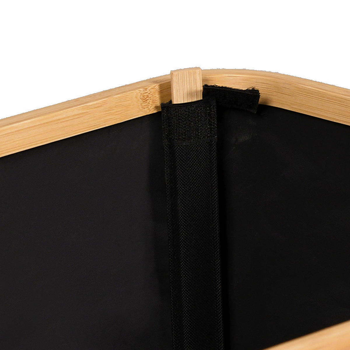 Kesper Aufbewahrungskorb schwarz Bambus B/H/L: ca. 38,5x4,5x56 cm Aufbewahrungskorb - braun/schwarz (56,00/38,50/4,50cm) - Kesper