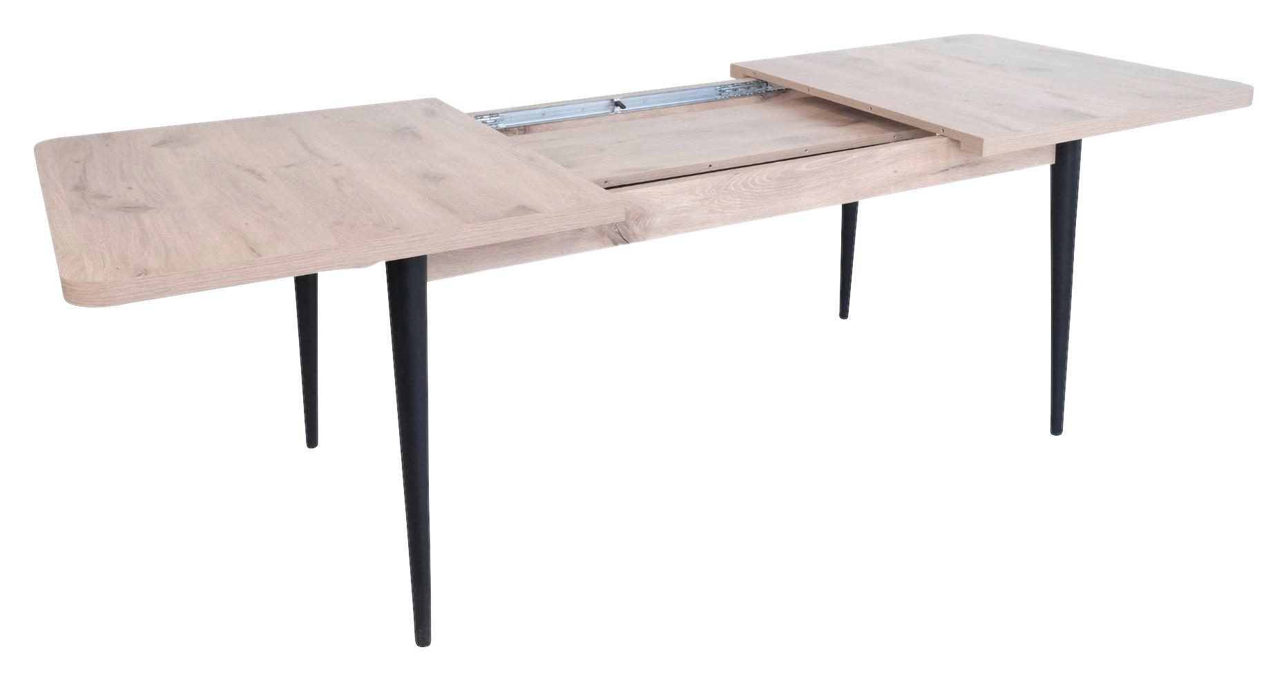 Esstisch Nürnberg Oak Eiche Viking Nachbildung B/H/T: ca. 160x76x90 cm Nürnberg - schwarz/Oak (160,00/76,00/90,00cm)