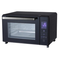 Emerio Miniofen MO-131762.1 schwarz Metall B/H/L: ca. 39x30x48 cm ca. 25 l Digitaler_Backofen 25l MO-131762.1 - schwarz (48,00/39,00/30,00cm) - Emerio
