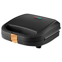 BERGNER Sandwichmaker schwarz B/H/L: ca. 24,5x11,5x24 cm CHARCOAL - schwarz (24,00/24,50/11,50cm) - BERGNER