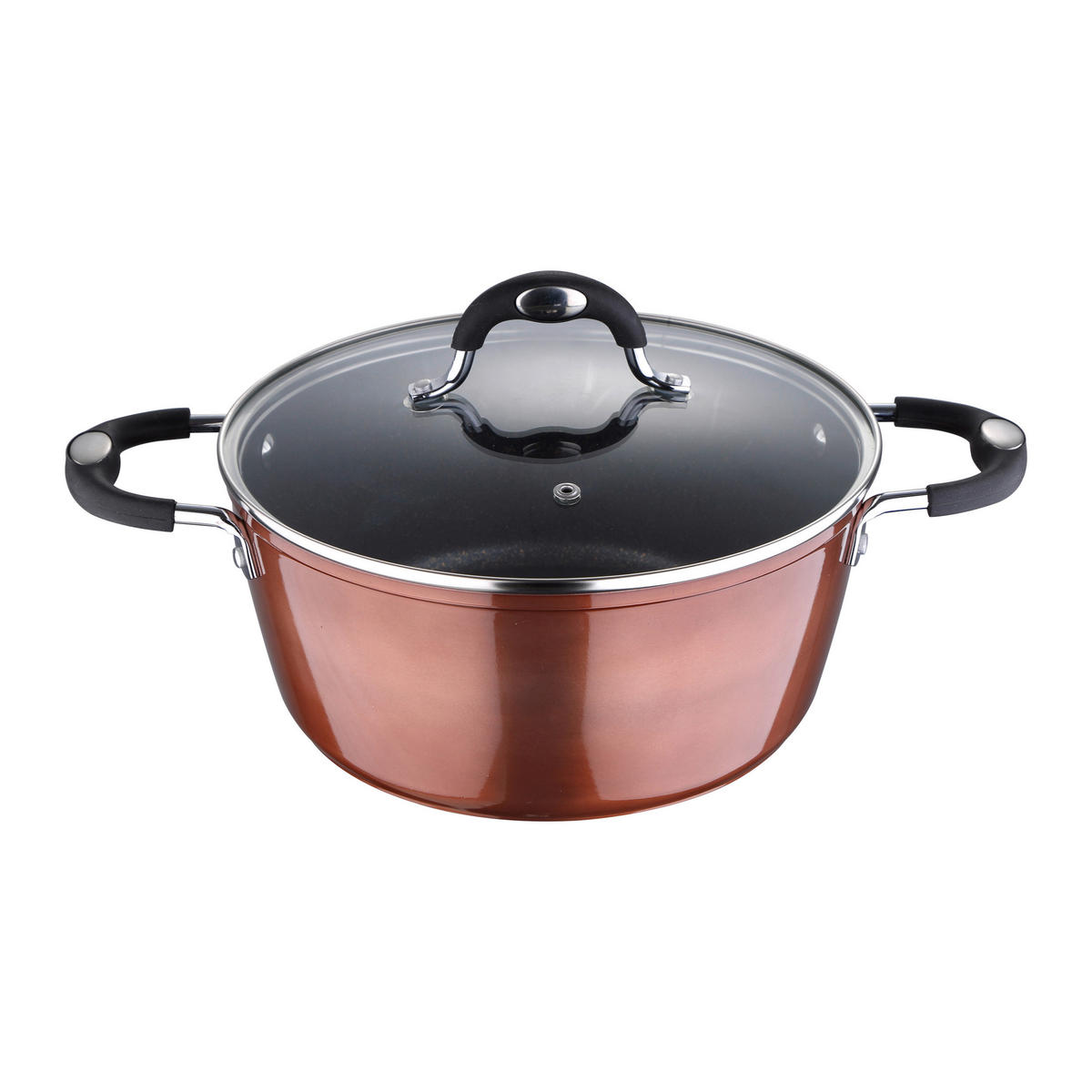 BERGNER Topfset Copper+ Kupfer Aluminium 5 tlg. Copper+ - Kupfer - BERGNER
